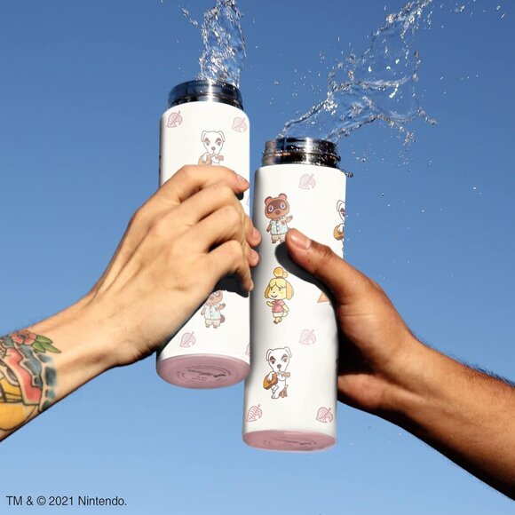 Animal Crossing - 17oz Insulated Stainless Steel - Leak Proof Water Bottle - Picture 6 of 6